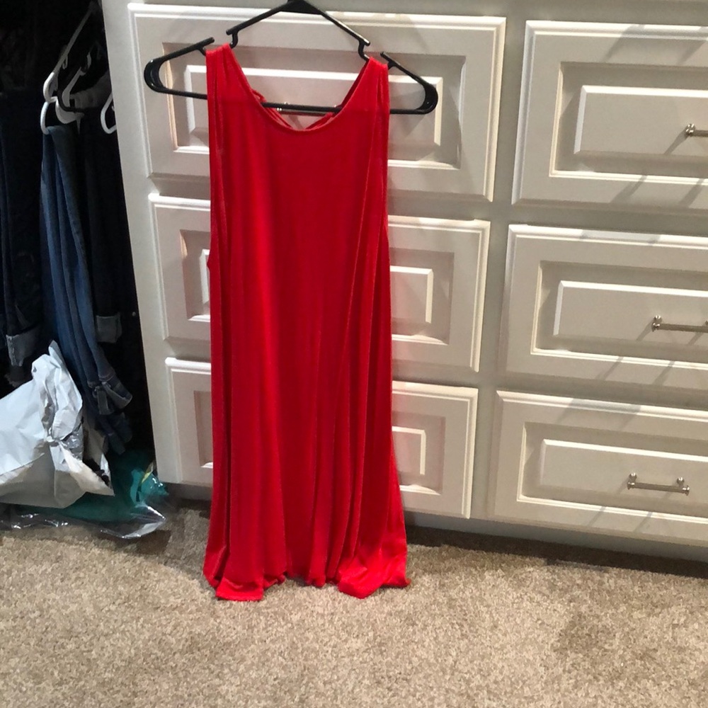 Red dress